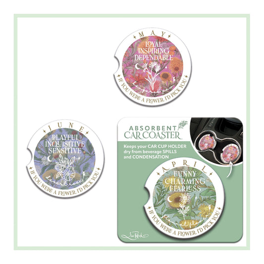 Ceramic Car Coaster - June 