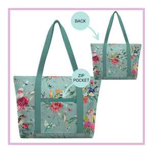 Large Tote Cooler - Feath Friends 