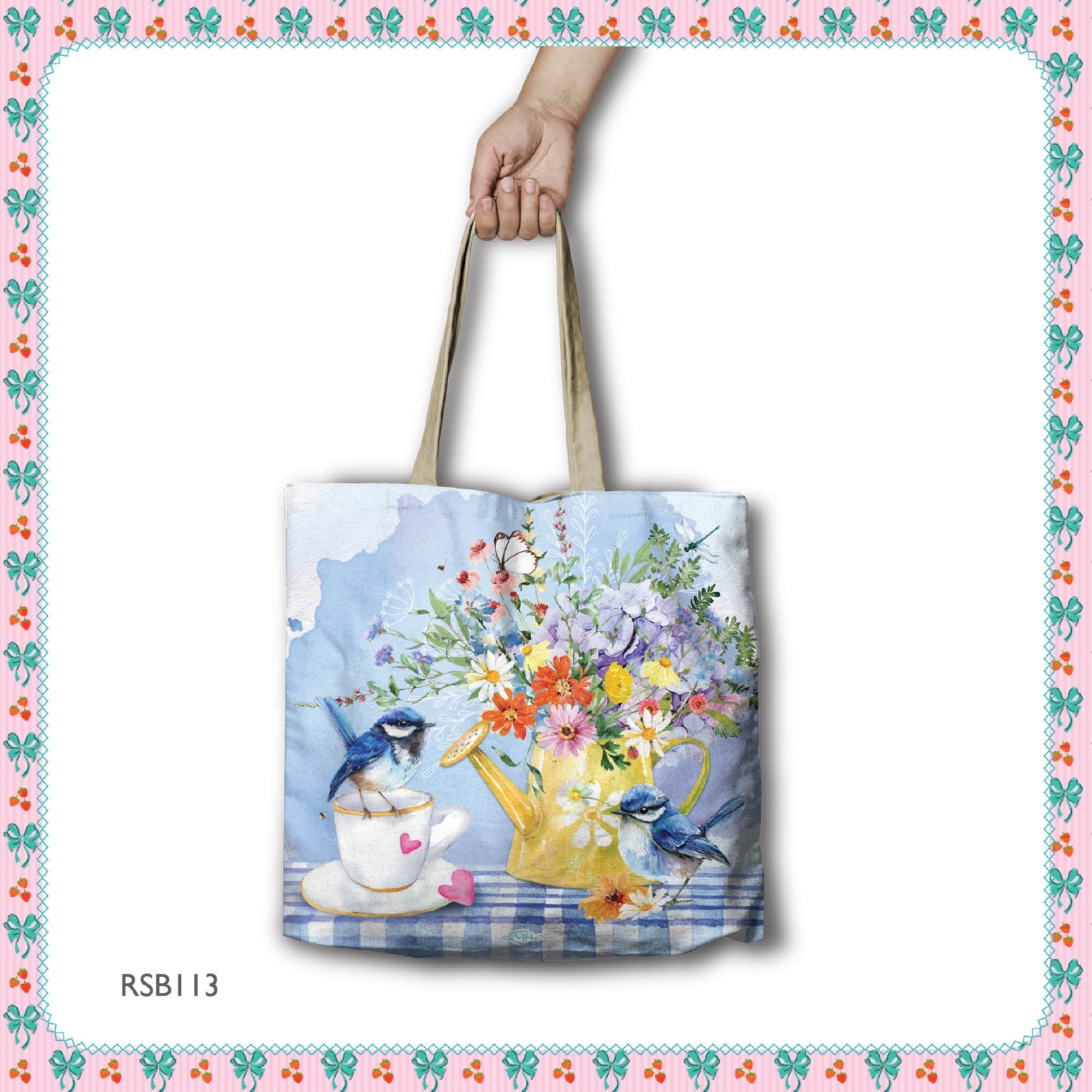 Shopping Bag - Tea Time Wrens