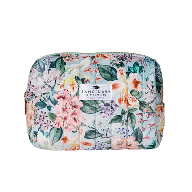 Cosmetic Bag Velvet- Flora 20x13x6cm
