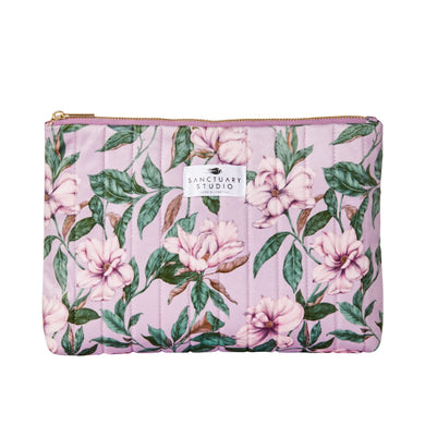 Cosmetic Bag Velvet Sweet Magnolia 28x20x6cm 