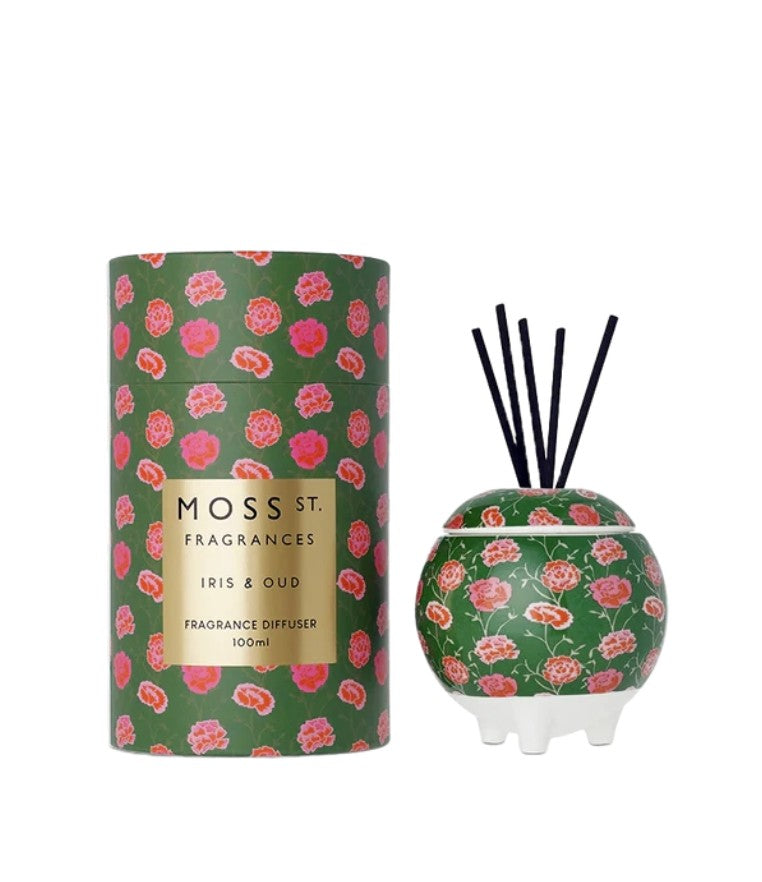 Moss St. Iris & Oud Ceramic Diffuser 100ml