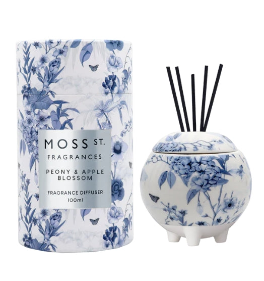Moss St Peony & Apple Blossom Diffuser 100ml 