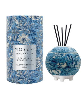 Moss St Sea Spray & Waterlily Diffuser 100ml 