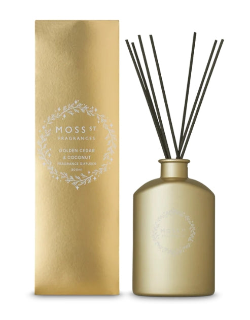 Moss St Golden Cedar & Coconut Diffuser