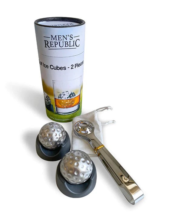 Golf Ball Ice Cubes - 2 Pieces