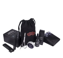 Load image into Gallery viewer, Men&#39;s Republic 6pc Beard Grooming Kit With Bag And Apron
