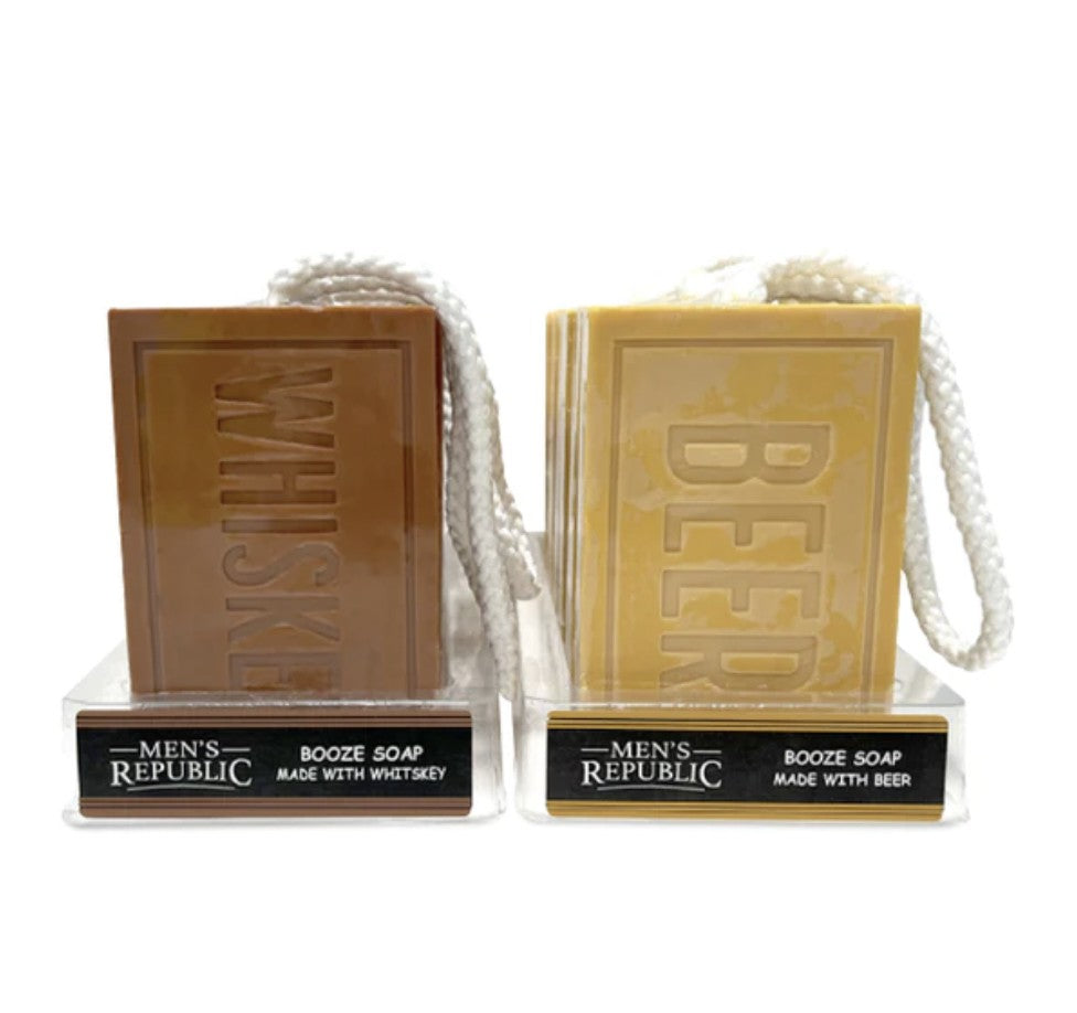 Men's Republic Grooming Booze Soap-whiskey/beer