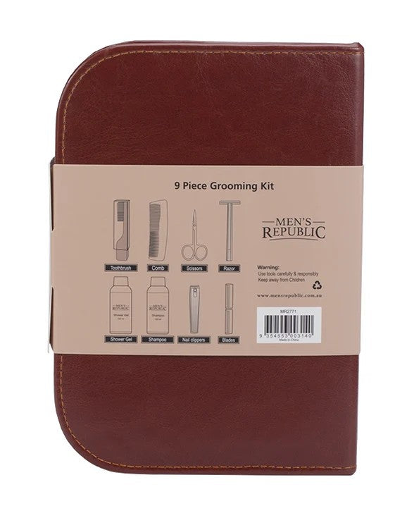 Mens Republic 9 Piece Grooming Kit