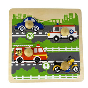 Traffic Large Peg Puzzle