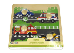 Traffic Large Peg Puzzle