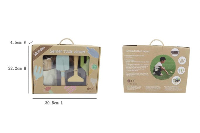 Garden Belt With Tools & Name Tag