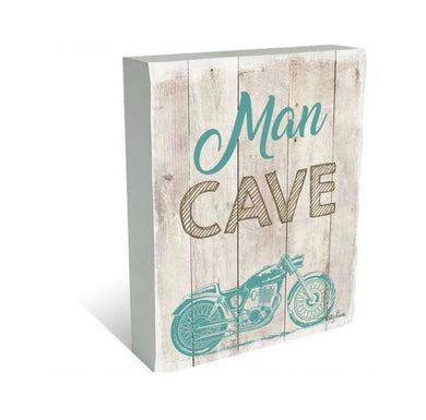 Man Cave Block Plaque