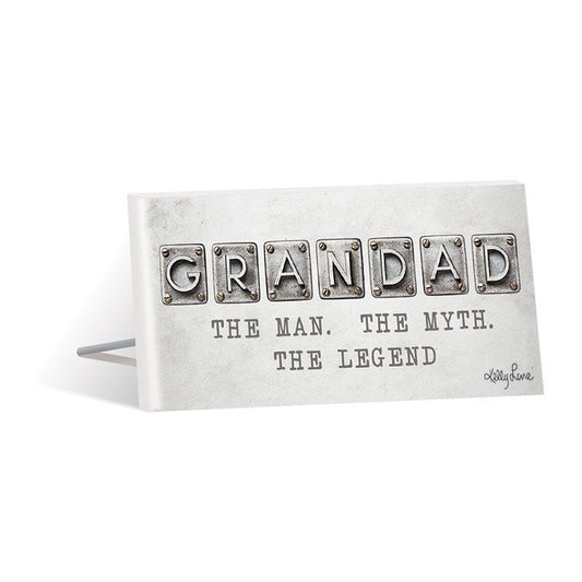 Fathers Day Grandad Sentiment Plaque