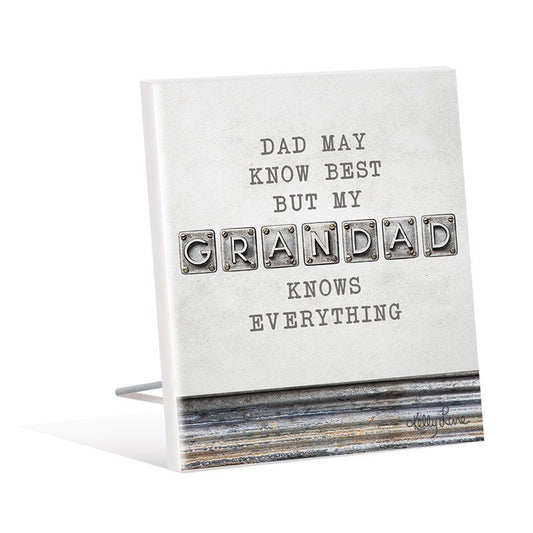 Fathers Day Everything Sentiment Plaque