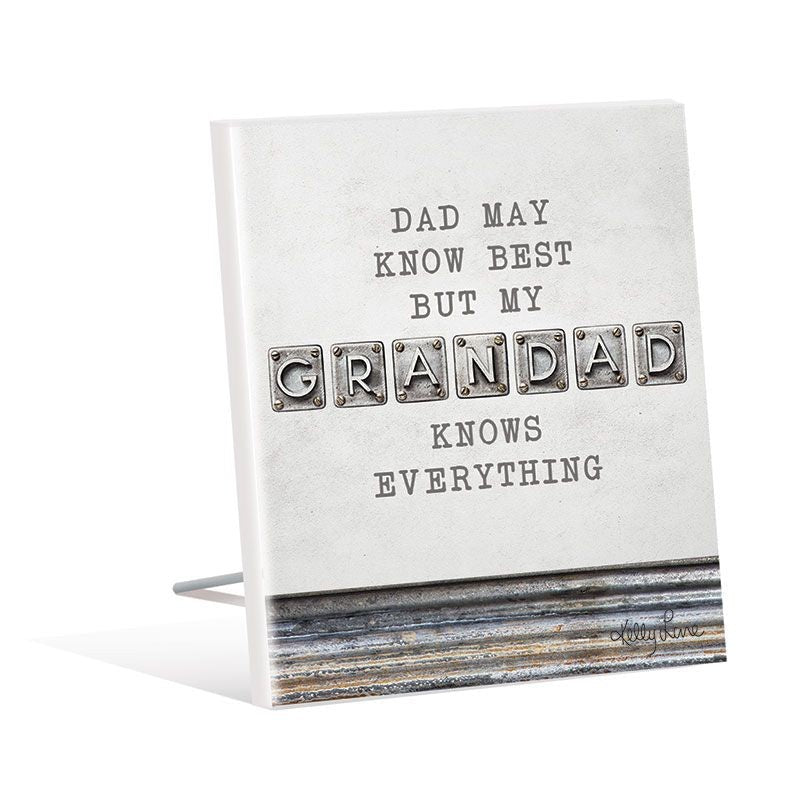 Fathers Day Everything Sentiment Plaque
