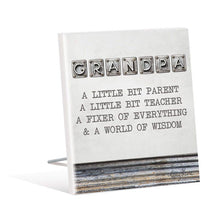 Load image into Gallery viewer, Fathers Day Little Sentiment Plaque
