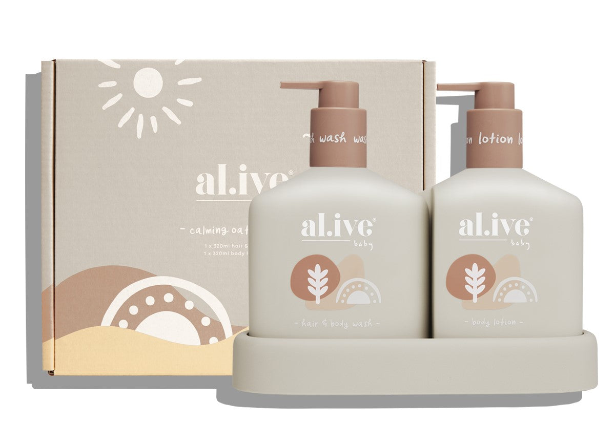 Al.ive Baby Hair & Body Duo - Calming Oatmeal