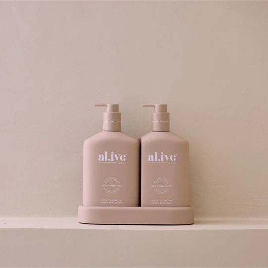 Al.ive Duo Wash And Lotion - Apprcot & Sweet Fig 