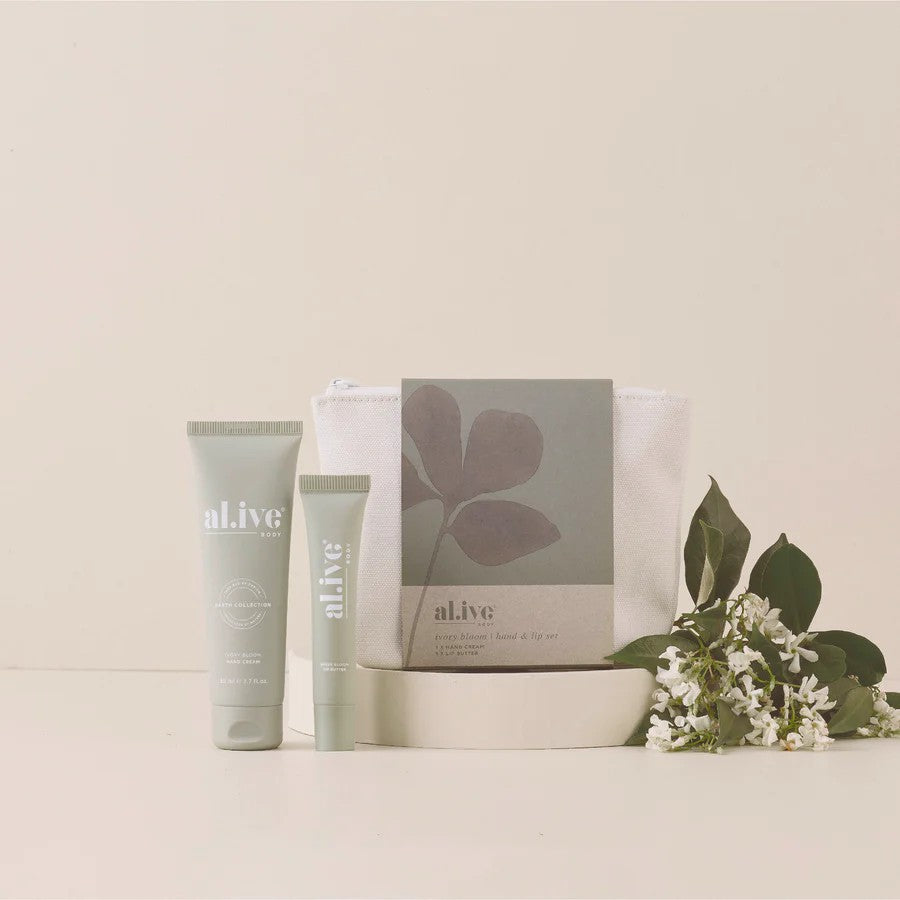 Al.ive Ivory Bloom Hand & Lip Gift Set
