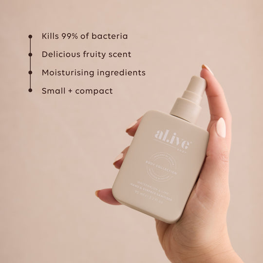 Hand Sanistiser 95ml - Watermelon And Lime - Al.ive