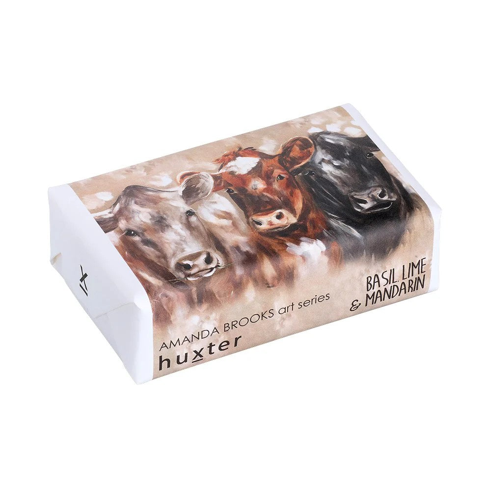 Huxter Soap - Cows - Amanda Brroks Art Series