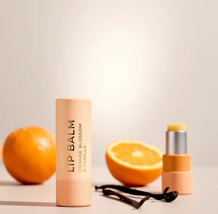 Huxter Lip Balm - Orange Blossom & Vanilla Pale Orange 