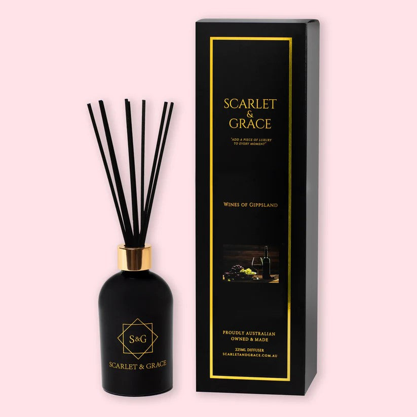 Wines of Gippsland | Reed Diffuser 225ml | Scarlet & Grace