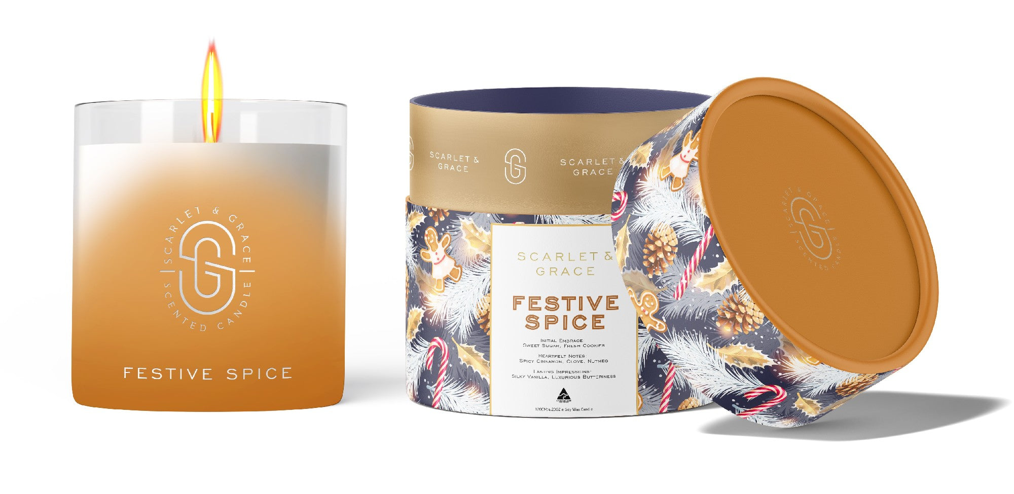 Scarlet & Grace - Festive Spice Candle