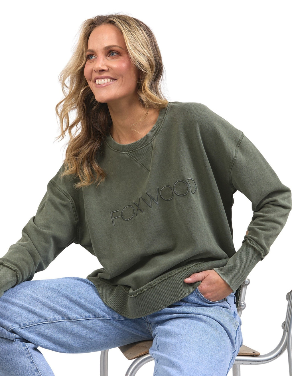 Foxwood Simplified Crew Khaki [siz:8]