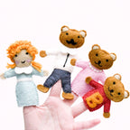 Finger Puppet Set - Goldilocks And The Three Bears