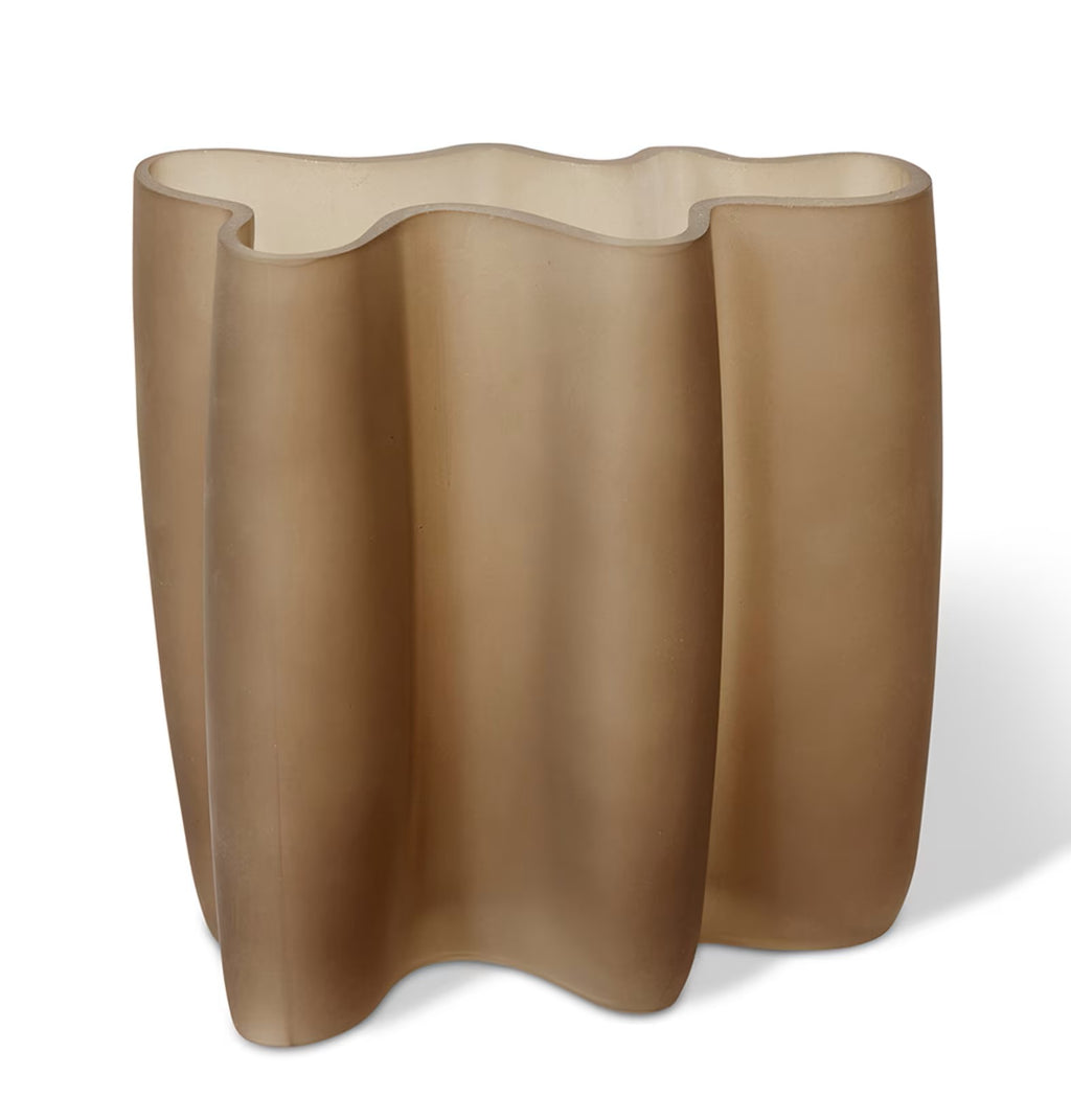 Victoria Vase Brown Small 