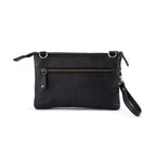 Weaved Crossbody Phone Bag - Black [col:black]