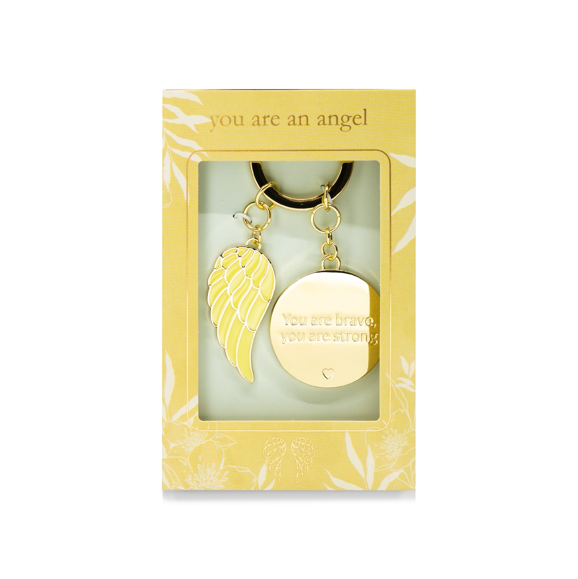 You Are An Angel - You Are Brave Keychain