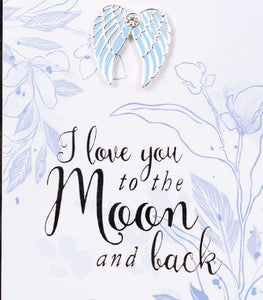 You Are An Angle- Moon & Back Pin 