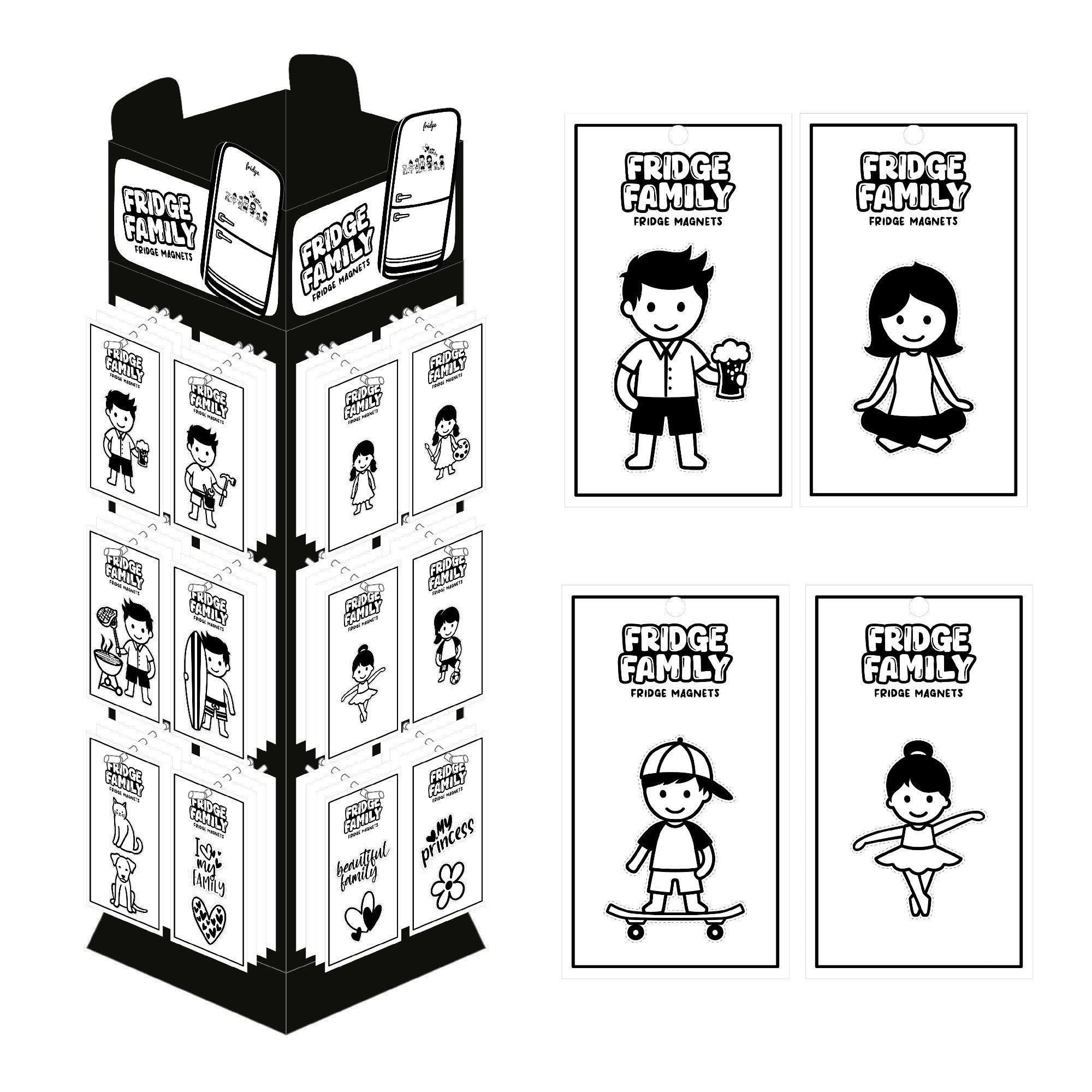 Fridge Family - [des:surfer Dad]