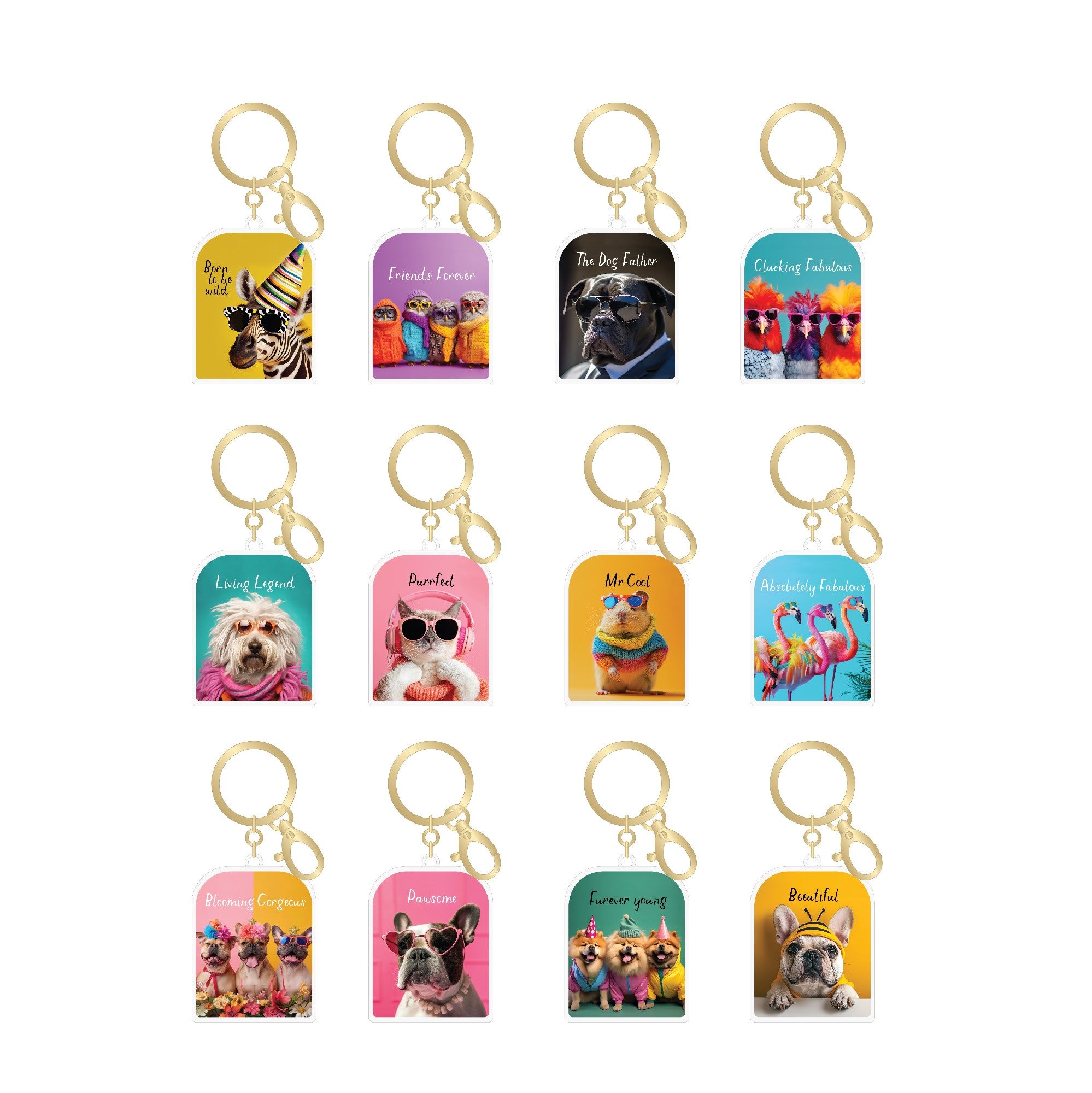 Tag Keyring - Clicking Fabulous 