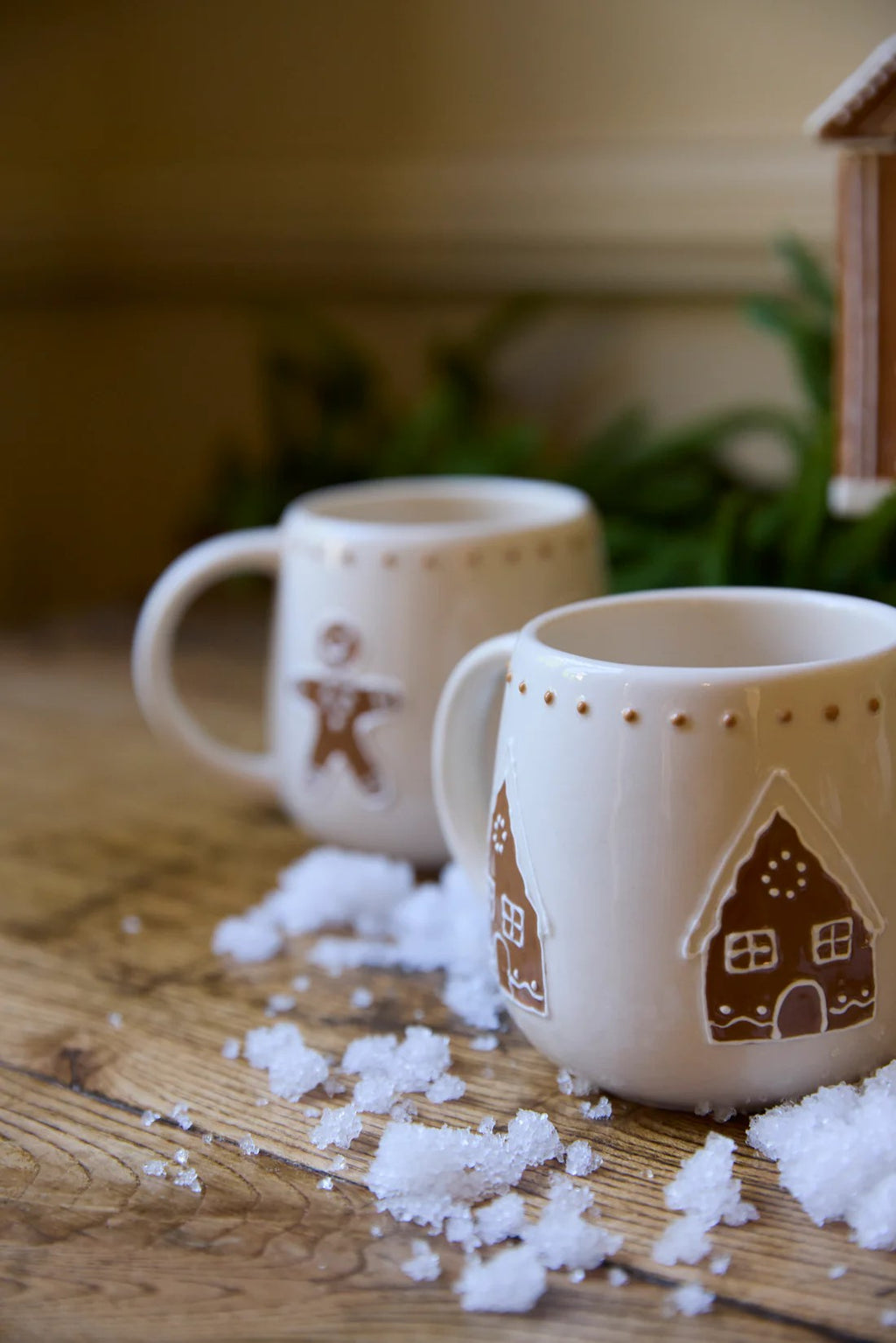 Ceramic Gingerbread House Mug 