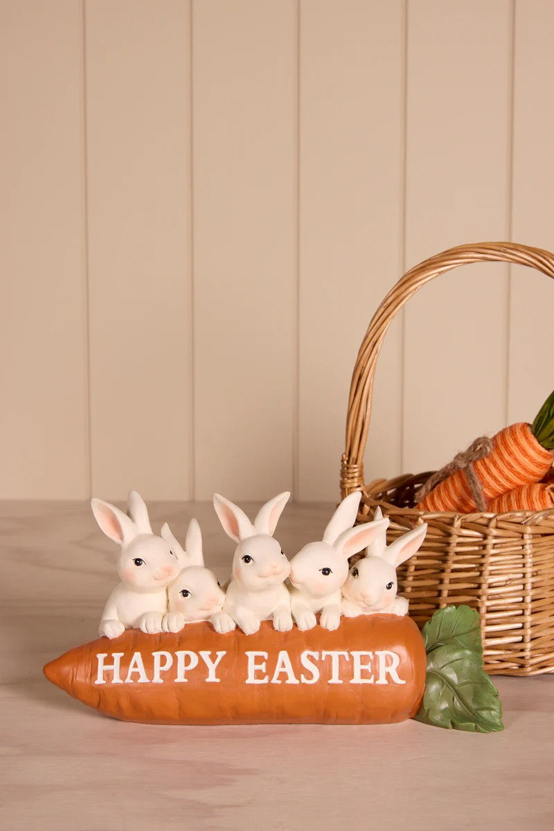 Happy Easter Carrot Sign