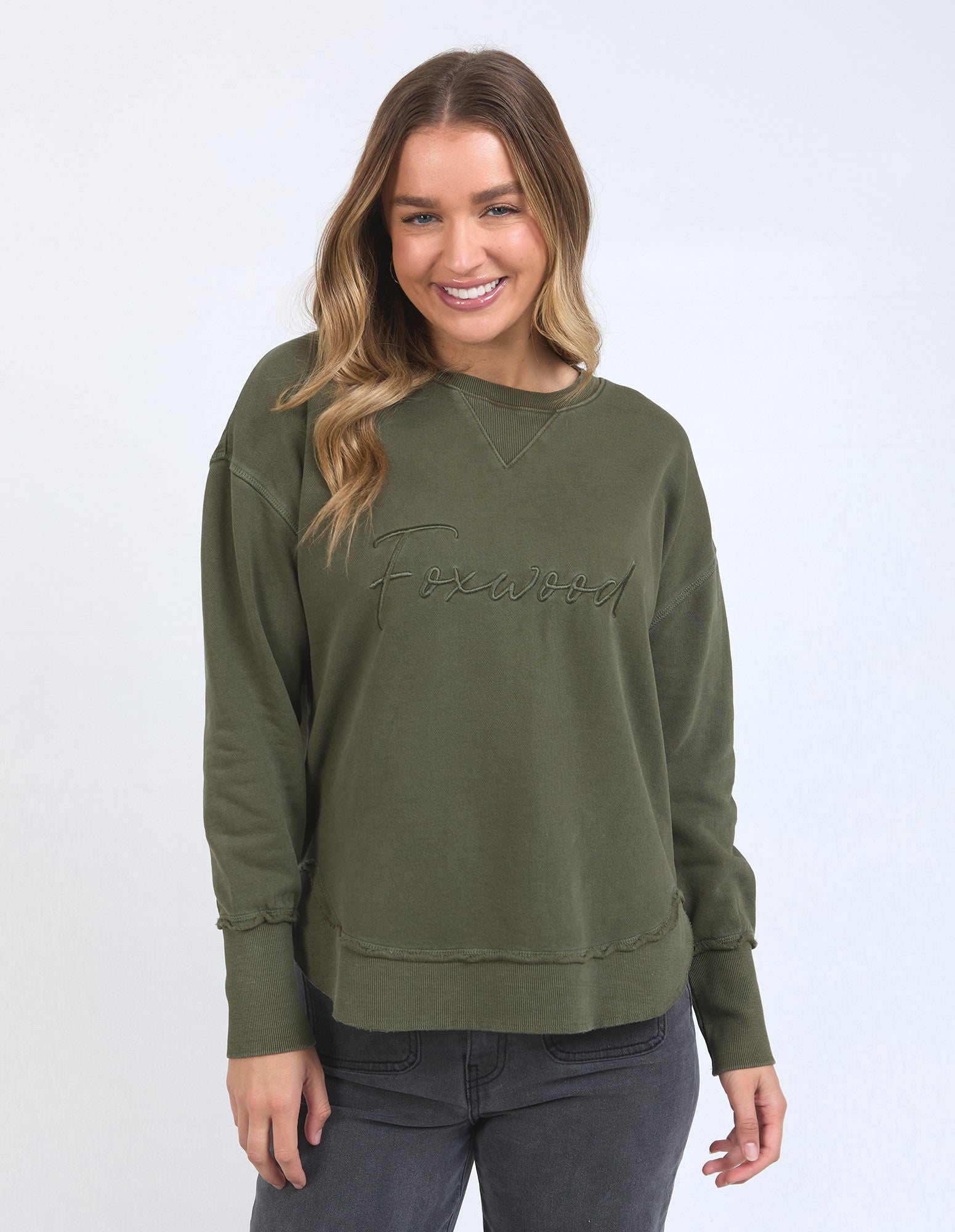 Foxwood Signature Crew Khaki [siz:12]
