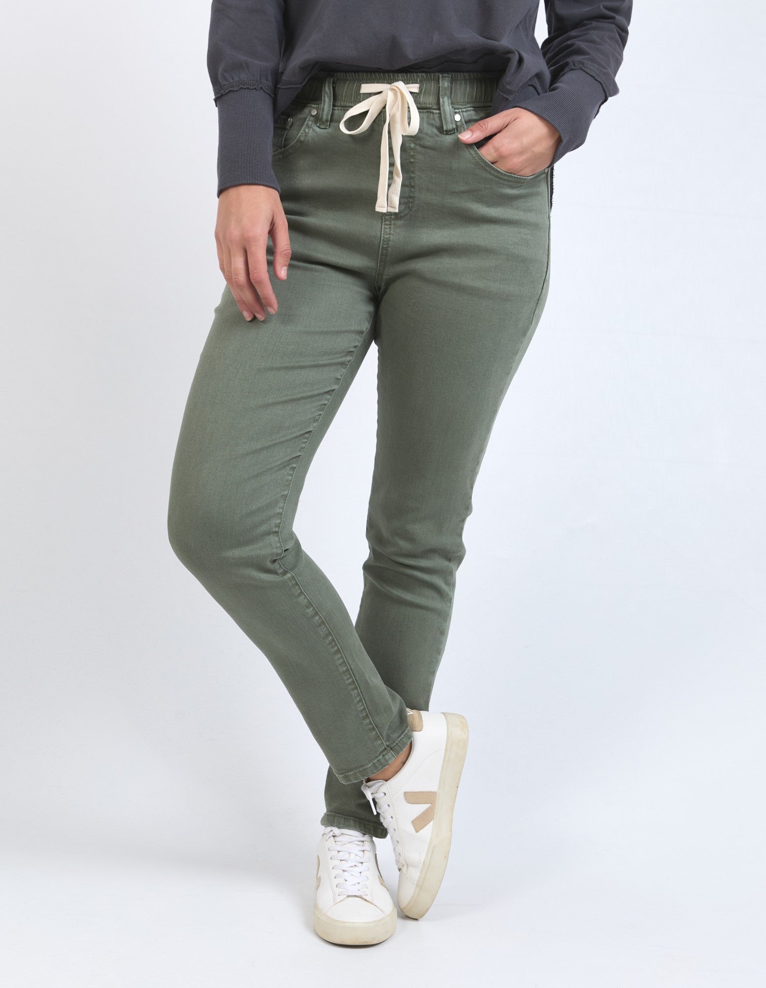 Foxwood - Juliette Jogger Khaki [siz:12]