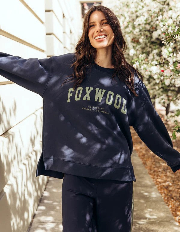 Foxwood Interval Crew Navy/khaki [siz:10]