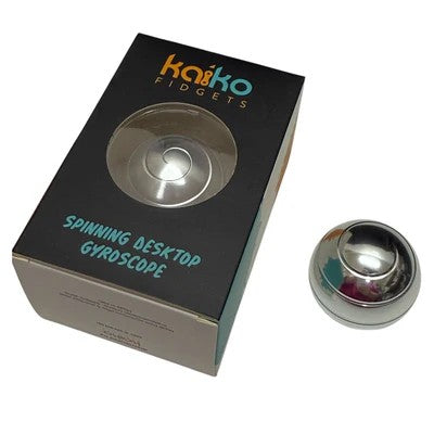 Kaiko Gyroscope Spinning Desktop Fidget [col:silver]