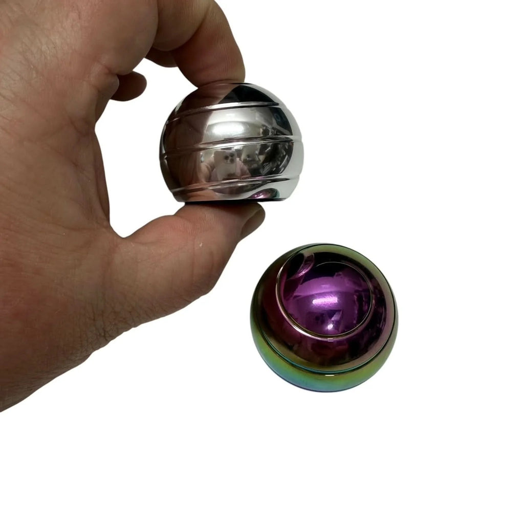 Kaiko Gyroscope Spinning Desktop Fidget [col:silver]