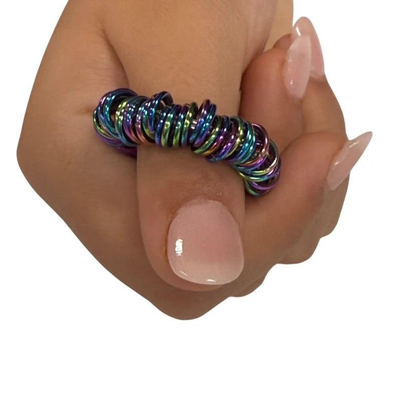 Kaiko - Oil Slick Small Centipede Stainless Steel Fidget