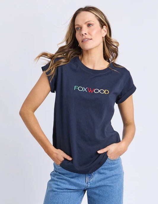 Foxwood - Confetti Tee Navy [siz:12]