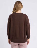 Foxwood - Taylor Knit Crew Coffee [siz:10]