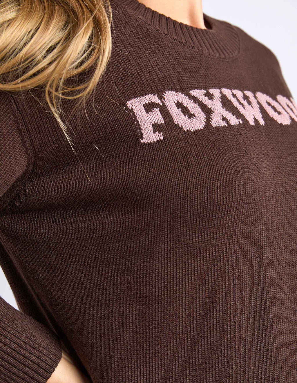 Foxwood - Taylor Knit Crew Coffee [siz:14]