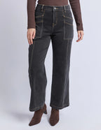 Foxwood - Balmy Jean Washed Black [siz:10]