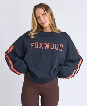 Foxwood - Elevated Sunday Crew Navy/orange [siz:18]